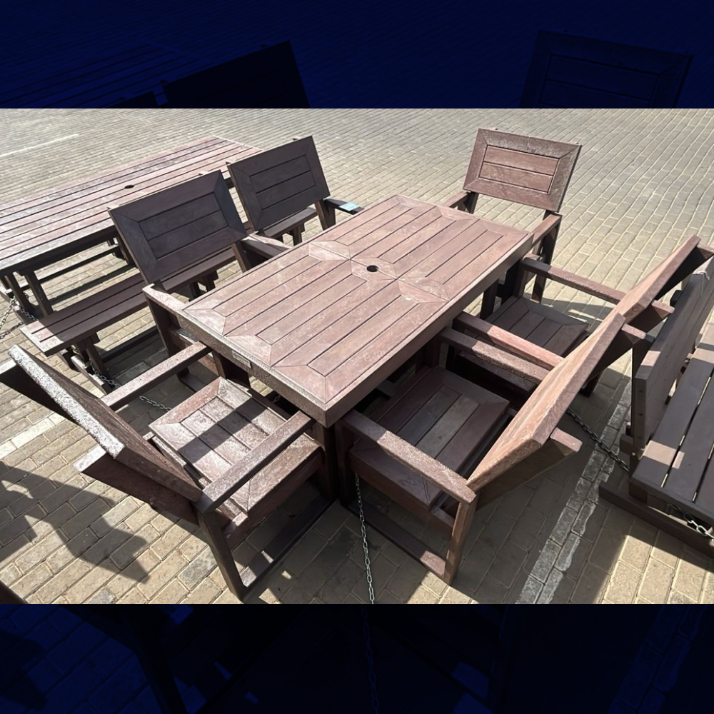 Alex 6 Seater Patio Set (Brown)-02