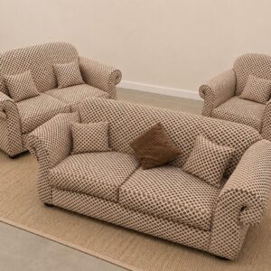 3 Piece Lounge Set (Light Brown)