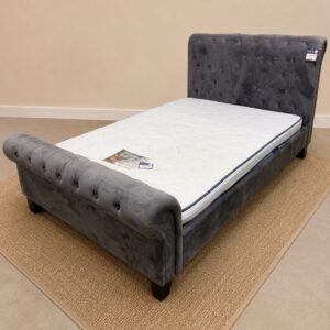 137cm Headboard Dark Grey